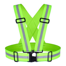 360 Degrés Haute Visibilité Néon Gilet de Sécurité Ceinture Réfléchissante Ceinture de Course Réfléchissante Réglable Pour Courir Cyclisme Sports